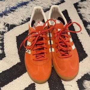 Adidas Spezial Orange Sneakers with White Accents - Never worn